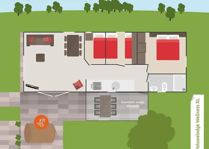 6 Pers. Veluwelodge Xl Met Sauna شقة